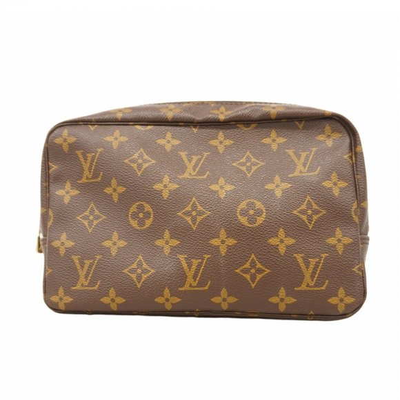 Louis Vuitton Monogram True Toilet 23 Pouch M47524 Brown Women's - Picture 1 of 10